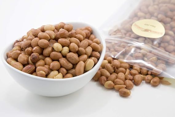 Roasted Spanish Peanuts (1 Pound Bag) (Salted)