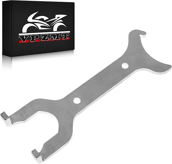 Rear Shock Spanner Wrench Adjustment Tool for Harley Sportster 883 1200 Softail Dyna Fat Boy Touring Road King Electra Glide Road Glide Street Glide XG500 Street 750 (Rear Shock Spanner)