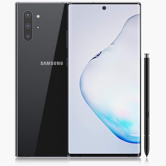 Samsung Galaxy Note 10+, 256GB, Aura Black - Fully Unlocked (Renewed) | Renewed