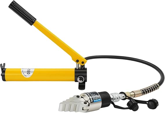 LOYALHEARTDY Hydraulic Flange Spreader, 8T Max Spread:30 mm, Yellow