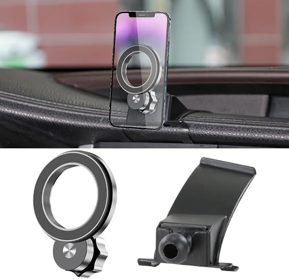 Car Magnetic Phone Mount for Toyota Highlander 2014 2015 2016 2017 2018 2019 Auto Interior Accessories Best Cellphone Holder Mobile Cradle Cell Phones Navigation Charging Screen Stand Accessory