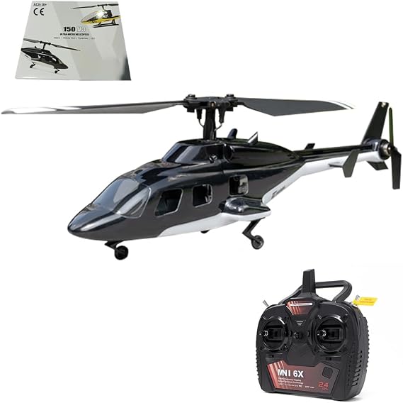 V3 2.4G 5CH RC Military Helicopter with LED Lights, RC Airplane Indoor Outdoor Flying Plane Gift for Adults Beginners-RTF