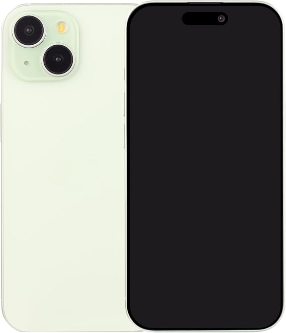 Exclusive Display Model iPhone 15 Green Black Screen Mockup Smartphone Dummy | Perfect for Display, In-store Display, and Photography Props as a Realistic Size Mobile Model from a