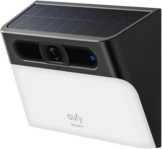 eufy Security Solar Wall Light Cam S120, Kablosuz 2K Solar Güvenlik Kamerası, Sürdürülebilir Güç Kaynağı, Hareketle Etkinleştirilen Işık, Yapay Zeka Algılama, Su Geçirmez, Spot Işık, Ücretsiz