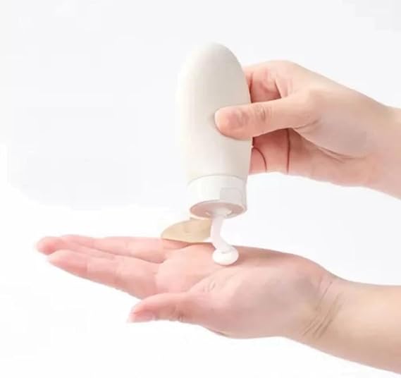 Premium Doldurulabilir Taşınabilir Krem Şampuan Jel 3 Adet 60ml Hijyenik Seyahat Tipi Banyo Seti