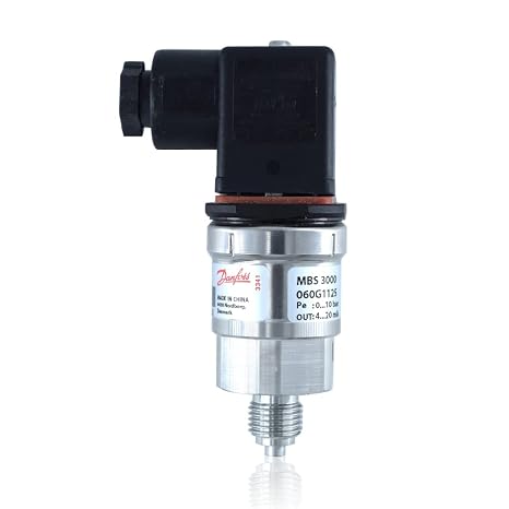 (Pack of 3) Heavy Duty Pressure Transmitter/Transducer (Range: 0 to 10 bar) G 14 Thread with 4-20mA for Industrial, Hydraulic Applications & HVAC | Model: MBS 3000