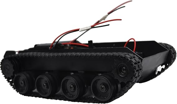 Robot Tank Chassis Kit - Lightweight Shock Absorbing Tracked Vehicle Metal