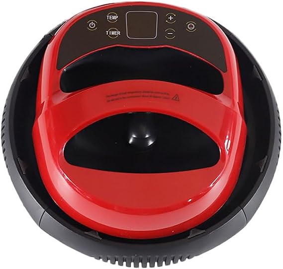 Mini Heat Press Machine, 9"x11" Red Portable Heat Press, Intelligent Temperature Control Small Printing Machine for T Shirts, Shoes, Bags, Hats for Heating Transfer