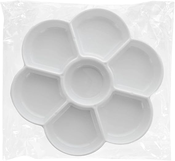 Art Advantage Plastic Flower Palette 7 Well