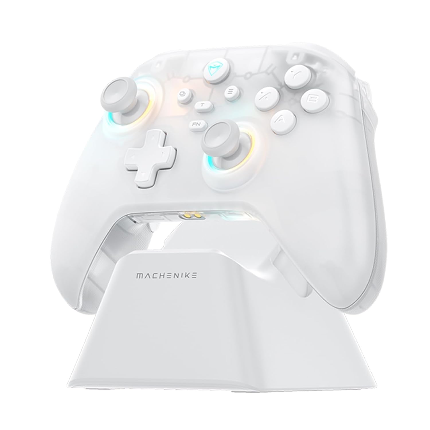 Machike G3V2 Bluetooth controller with charging station Hall Effect Joysticks RGB Gaming Controller Wireless for PC  Switch  iOS  Android 2 Programmable buttons 1000mAh battery Wei