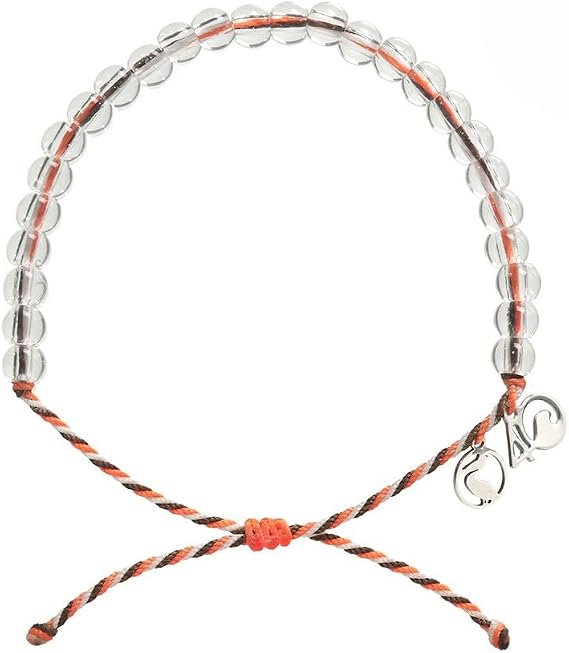 4ocean Pelican Beaded Bracelet - Vintage Design - Removes 1 Pound of Ocean Plastic - Handcrafted, Unisex, Recycled Materials - Supports Pelican Conservation