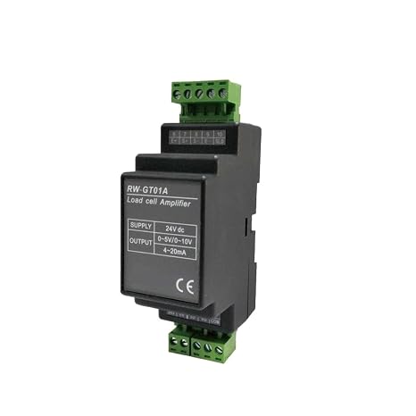 DIN Rail Mountable GT01A Sensor/load Cell Amplifier Transmitter Transducer RW-GT01A, 0-5V/10V&4-20mA(4-20mA)