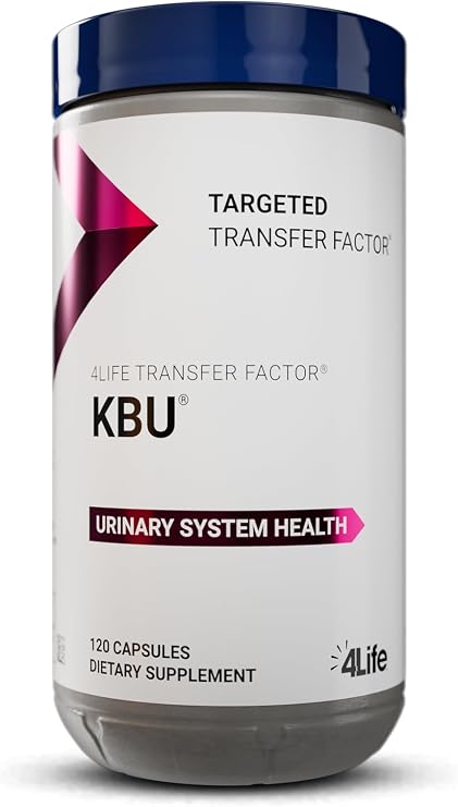 4Life Targeted Transfer Factor - KBU - Urinary Supplement with Cranberry, D Mannose, Blueberry, Juniper, Dandelion, for Kidney Bladder Health - 120 Veggie Capsules