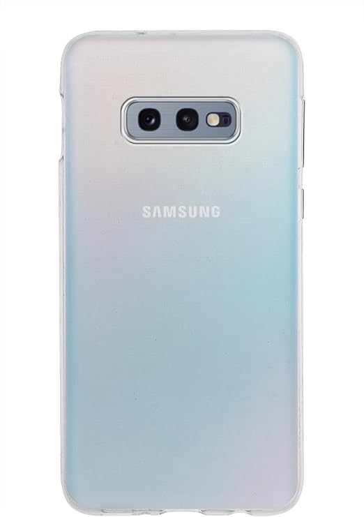 KZY İLETİŞİM Samsung Galaxy S10E Uyumlu ile uyumlu Kapak 1mm Şeffaf Silikon Kılıf