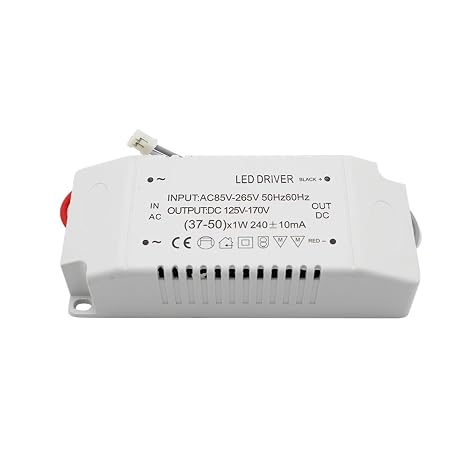 220V LED Driver Constant Current 300mA 240mA Output 1-50W Power Supply External Lighting Transformer for Ceiling Light(37-50w)