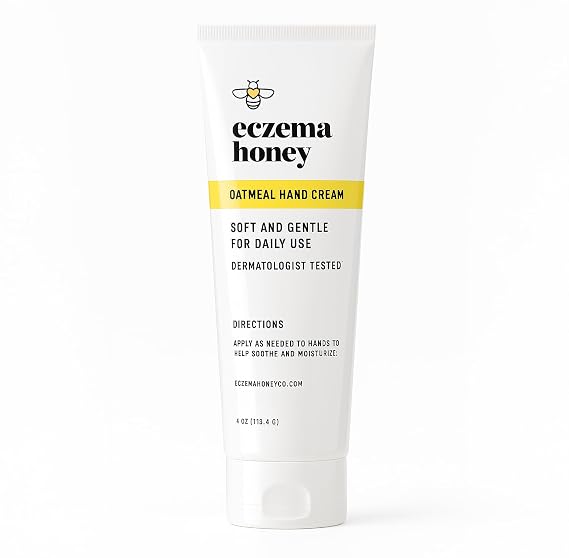 ECZEMA HONEY Oatmeal Hand Cream, for Dry, Itchy, Sensitive Skin (4 Oz)