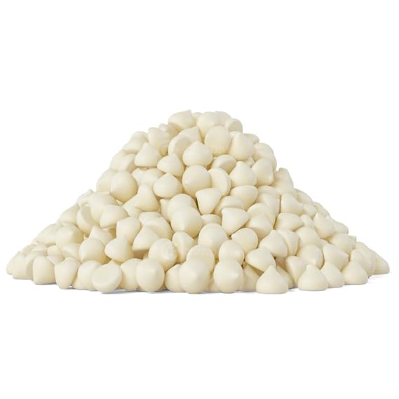 Cambie White Chocolate Chips 1,000 Count, 2 Pounds of White Chocolate Chips for Baking, For Home Bakers & Professional Chefs, Holiday Baking Essentials, 2 Pounds