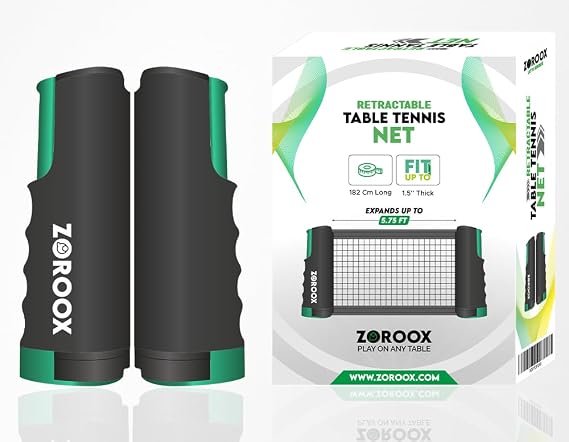 Table Tennis Net | Portable | Retractable | Easy Install Portable Table Tennis Net for Any Table. Easy to Install & Durable