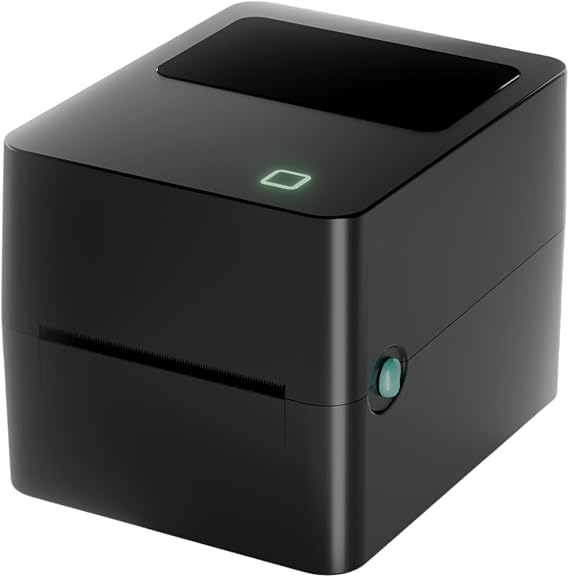 SmithPackaging 4” Direct Thermal Label Printer (203 DPI, USB) | High-Speed Ink Barcode Label Printer for Windows & Mac | 4x6 Compatible | Suitable for Amazon, Shopify, Etsy