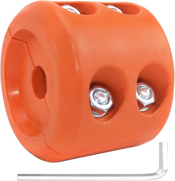 Winch Cable Hook Stopper Durable & Shock Absorbent Winch Stopper Winch Accessories for Wire & Synthetic Cables ATV Accessories - Prevent Pulling, Bouncing & Fraying (Orange)