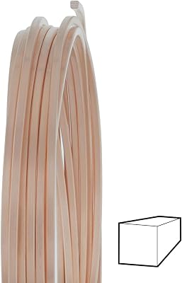 WireJewelry 20 Gauge Square Half Hard 1420 Rose Gold Filled Wire - 5 Feet