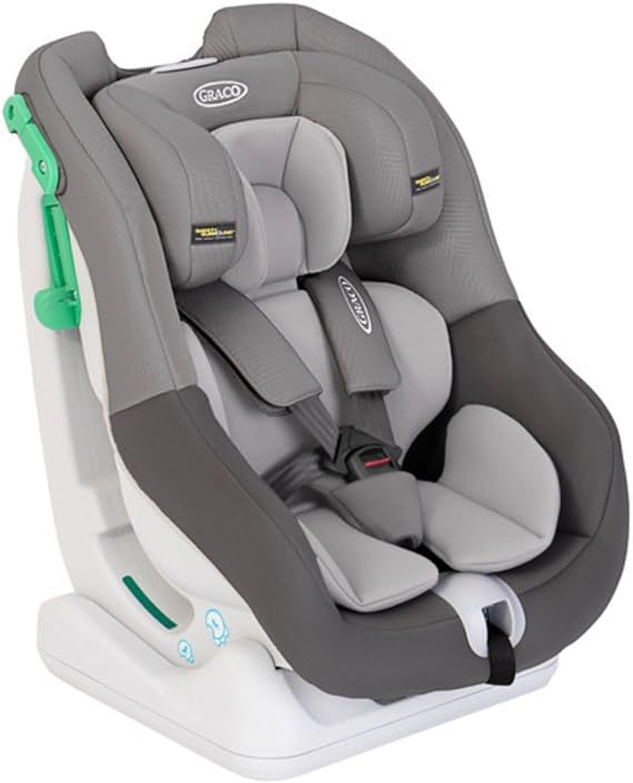 Graco Extend LX R129 Convertible Car Seat, Rearward Facing for Longer from Birth to Approx. 4 Years (40-105cm). Forward Facing from 15 Months to Approx. 4 Years (76-105cm), Frost Gray Fashion