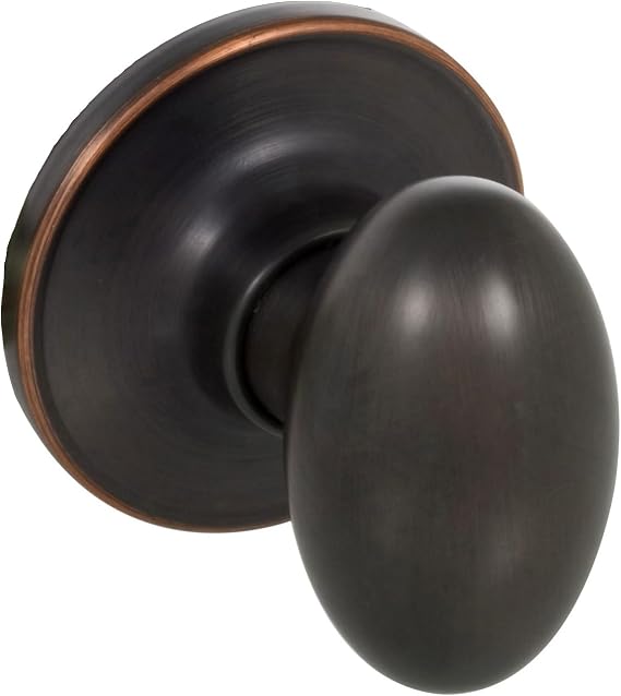 Delaney Hardware 115T-CA-US10BE-Dummy Carlyle Knob Dummy, Edge Oil Rubbed Bronze
