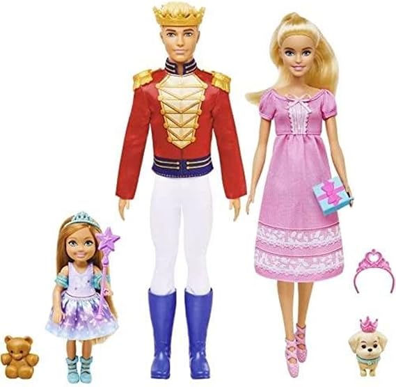 Barbie in The Nutcracker Doll Playset Barbie Clara Prince Ken Chelsea Fairy Gift Collector Set
