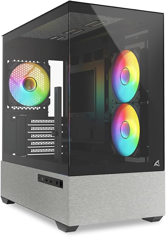 Sharkoon Kasa Mini Tower Psusuz 3xfan Mk7 Argb Black