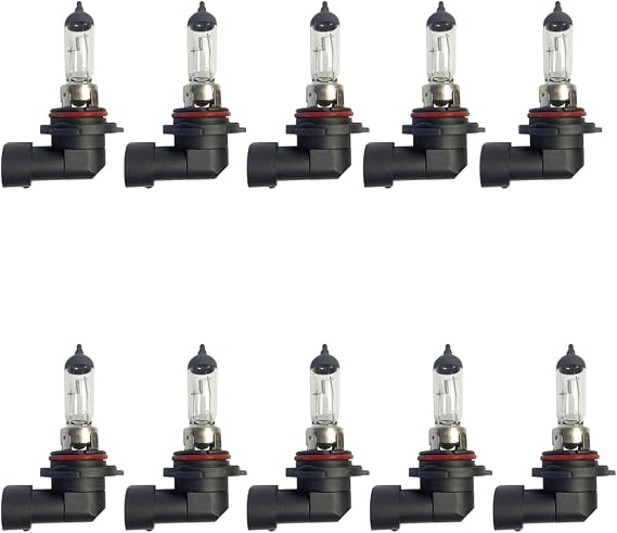 10 Pieces Pack - 9006 Halogen Bulb Light - 55W White