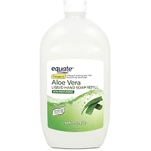 Equate Aloe Vera Liquid Hand Soap Refill with Moisturizers, 50 FL OZ, 800 Pumps