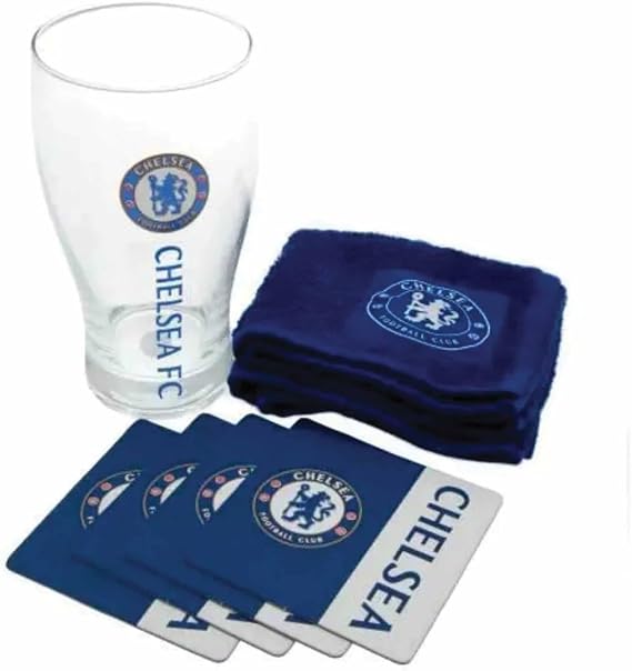 Chelsea FC Football Club Mini Bar Set Official Football Merchandise