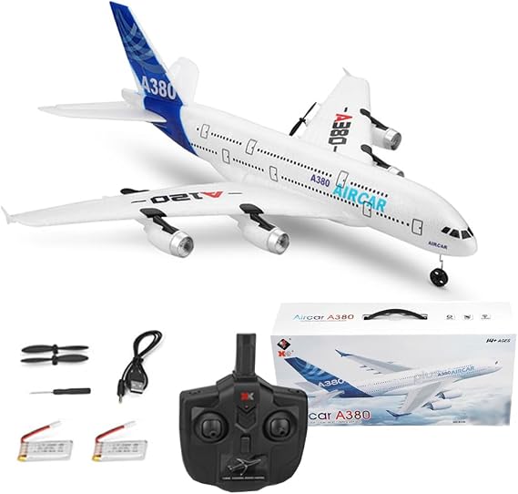 3CH RC Plane A120-Aircar A380 RC Airplane 2.4G RC Airliner