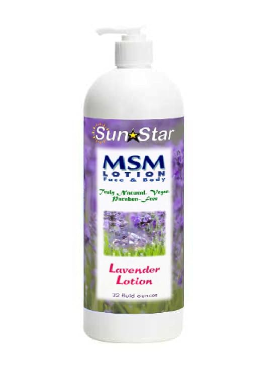MSM Lavender Lotion (Lavender, 32oz)