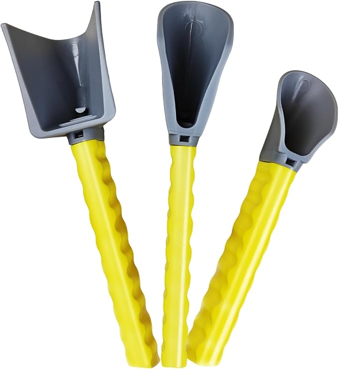 Drywall Corner Tool, 3-in-1 Drywall Tools for Outside Inside Corner, Corner Bead Tool with TPU Flexible Head & ABS Nylon Handle, Professional Round Corner Tool for Bullnose Trim Gauge & Finishing