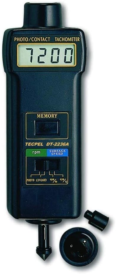 Handheld Tachometer contact and optical tachometer DT-2236A