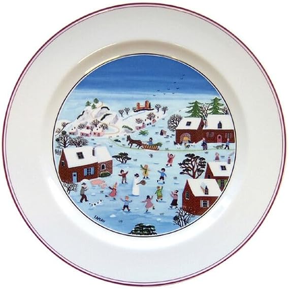 Villeroy & Boch Naif Christmas Dinner Plate, 10.5"