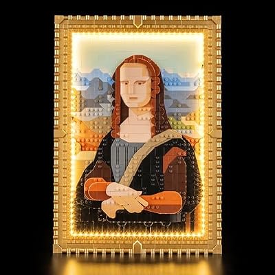 YEABRICKS LED Light for 31213 Art Mona Lisa Building Blocks Model Building Set NOT Included