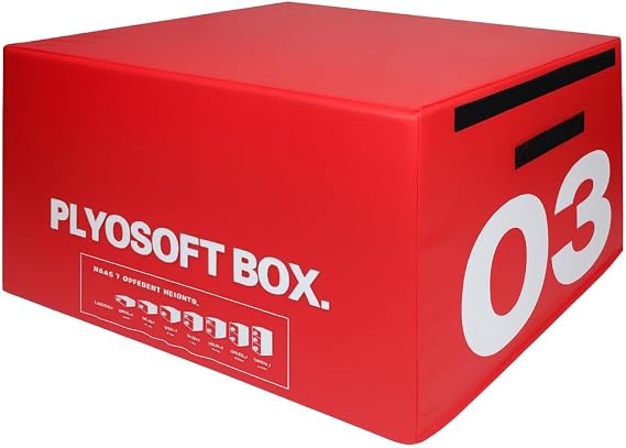 Plyometric Jumping Box Set Soft Foam Stackable Exercise Fitness Gym Plyo Boxes | Premium Stackable Plyo Boxes for Home & Commercial Gyms
