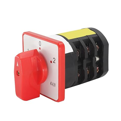 1Pcs Changeover Switch 3 Position 12 Terminals HZ5D-20/4 M05 Ui 380V Ith 20A Universal Rotary Cam Selector Transfer Switch Latching Switches