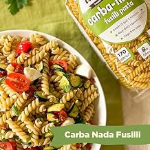 Al Dente Carba-Nada Fusilli, 12 Ounce (Pack of 6)