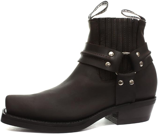 Grinders Renegade Lo Crazy Horse Brown Mens Cowboy Boots