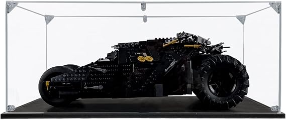 Acrylic Display Case Compatible for Lego DC Batman Batmobile Tumbler #76240, Dustproof Display Case (Case Only) (Lego Sets are NOT Included)