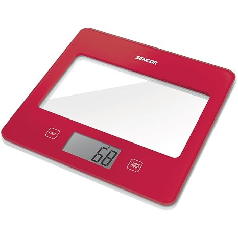 Kitchen scale SENCOR Red