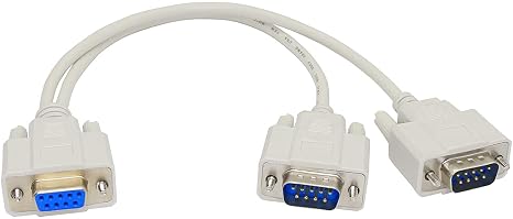 RS 232 DB9 Splitter Cable