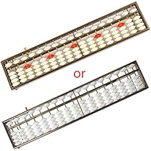 17 Digits Rods Soroban Standard Abacus Chinese Japanese Calculator Counting Tool