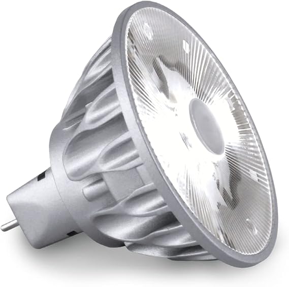 Bulbrite SM16-07-10D-940-03 SORAA 7.5W LED MR16 4000K VIVID3 10 Dimmable Light Bulb, Silver