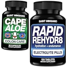 Electrolyte Tablets 100 Capsules - with - Aloe Vera Capsules 90 Caps