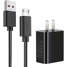Mirco USB Wall Charger for OontZ Angle 3, Angle 3 Ultra, Angle Solo, Angle 3 RainDance Bluetooth Speakers, Portable Stereo Bluetooth Speaker Power Supply Adapter Cord(5Ft)