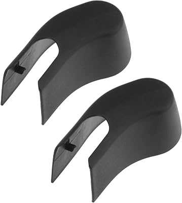 The Lord of the Tools 2Pcs Rear Wiper Arm Nut Cover Replacement 61627161030 Compatible with BMW X3 F25 2011-2016 X5 E70 2007-2013 Rear Windshield Wiper Blade Nut Cover Cap Black